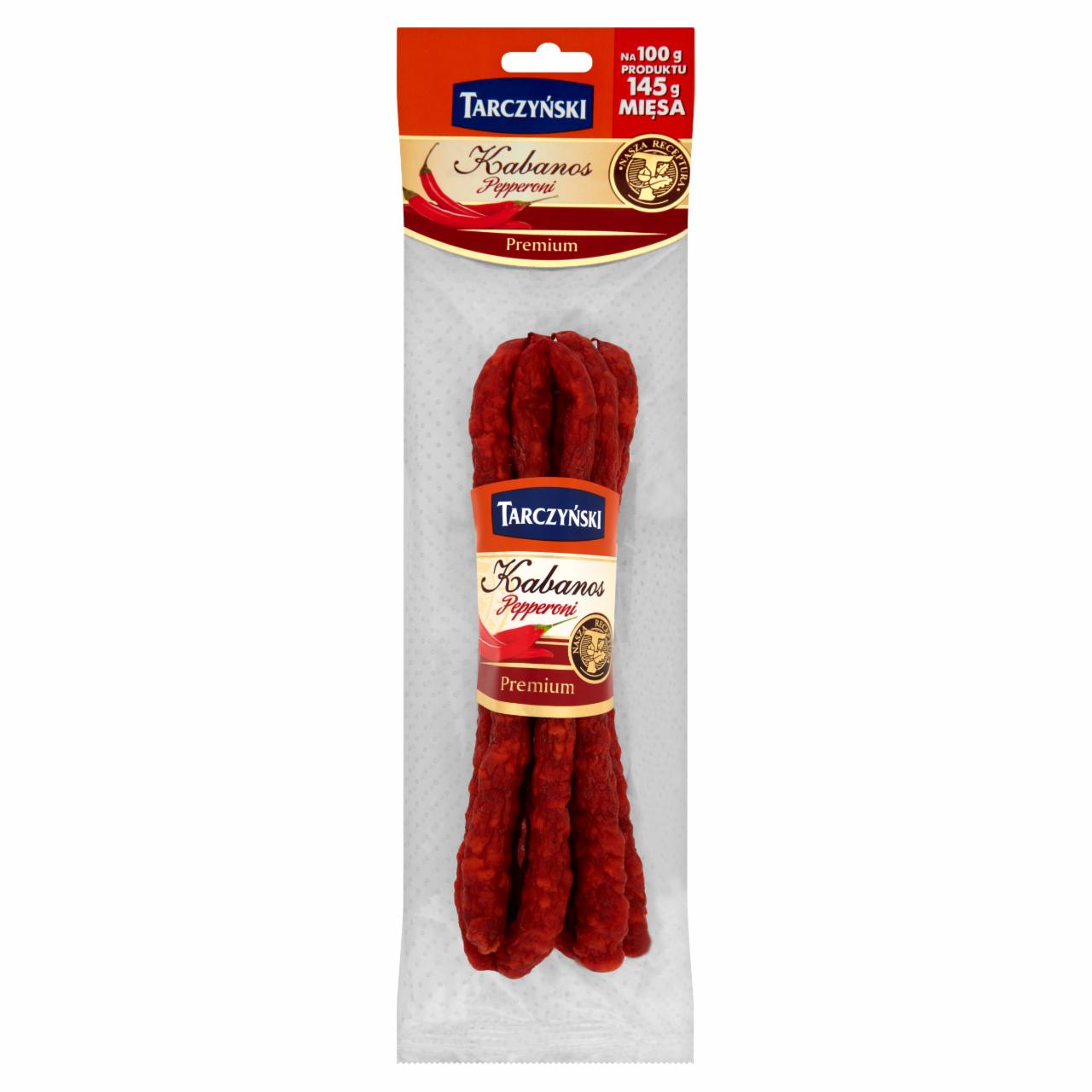 Zdjęcia - Tarczyński Kabanos pepperoni Premium 175 g