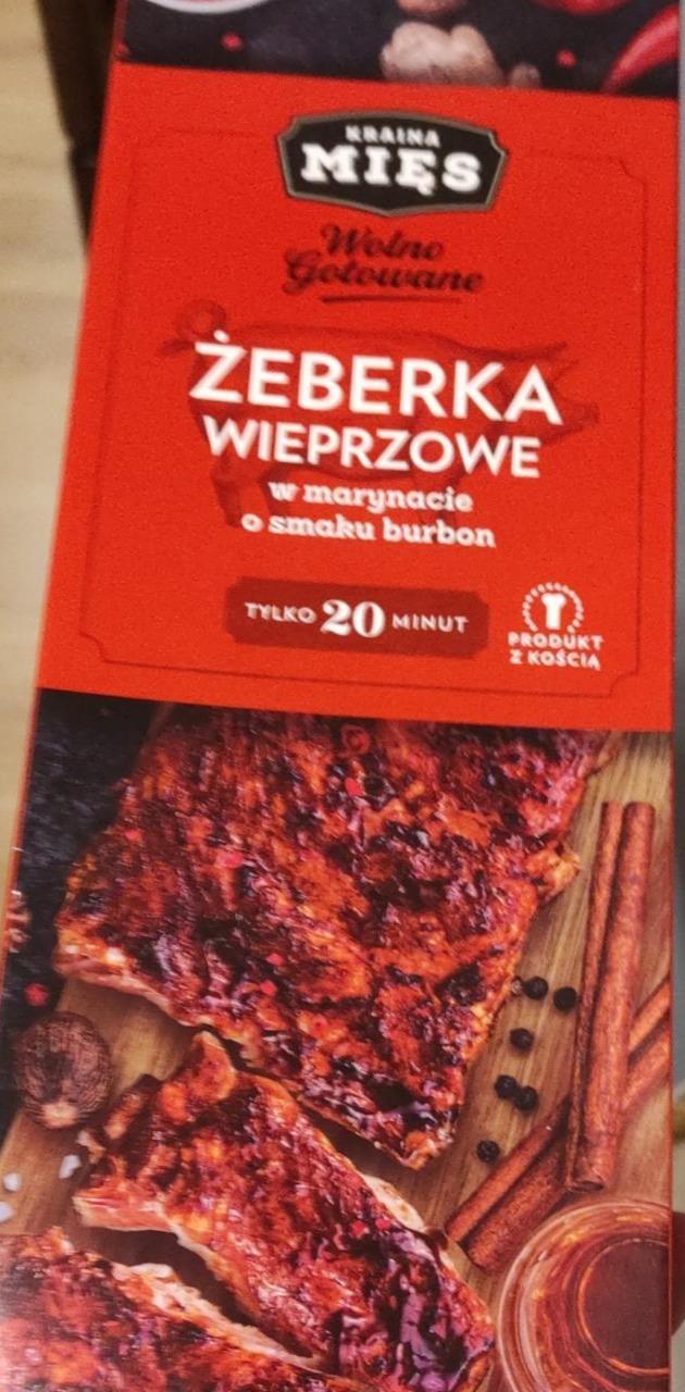 Zdjęcia - żeberka wieprzowe w marynacie o smaku burbon Kraina mięs