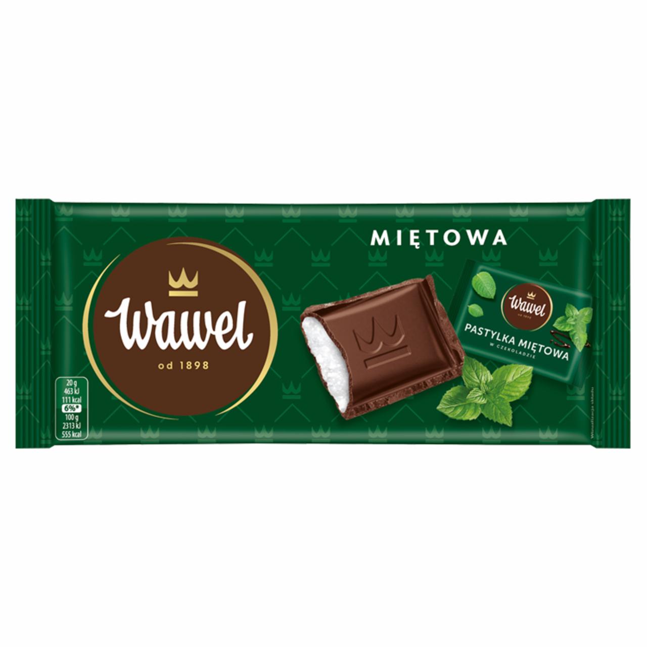 Zdjęcia - Wawel Czekolada nadziewana miętowa 100 g