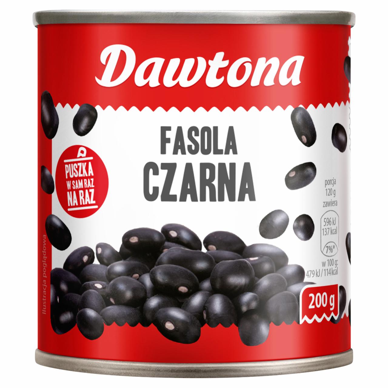 Zdjęcia - Dawtona Fasola czarna 200 g