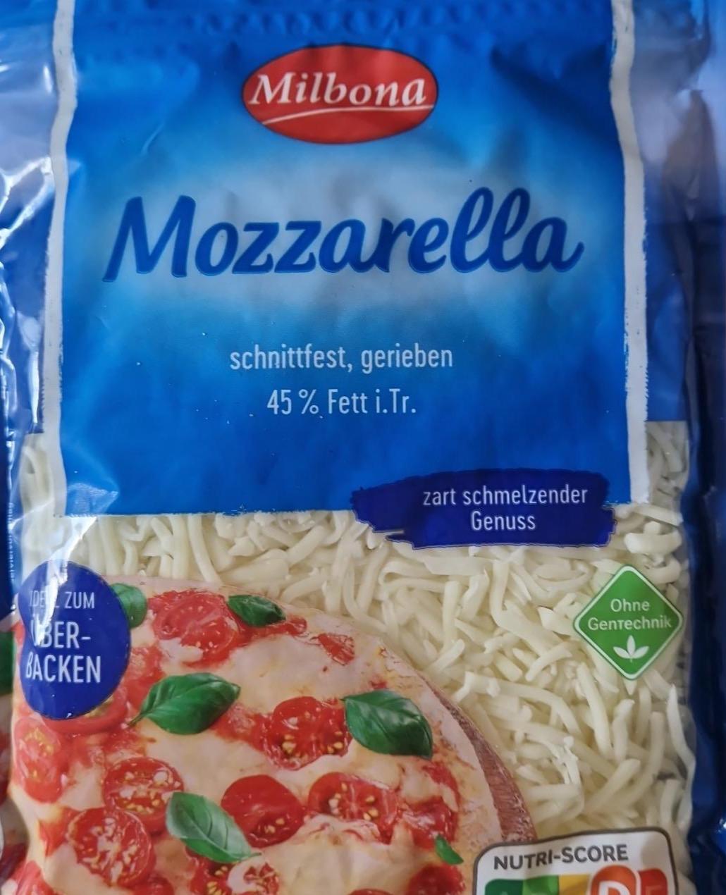 Zdjęcia - Mozzarella schnittfest gerieben Milbona