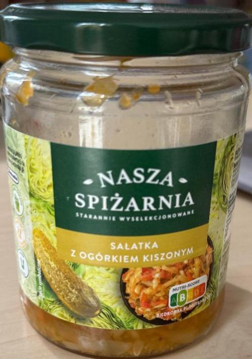 Zdjęcia - Salatka z ogorkiem kiszonym Nasza Spiżarnia