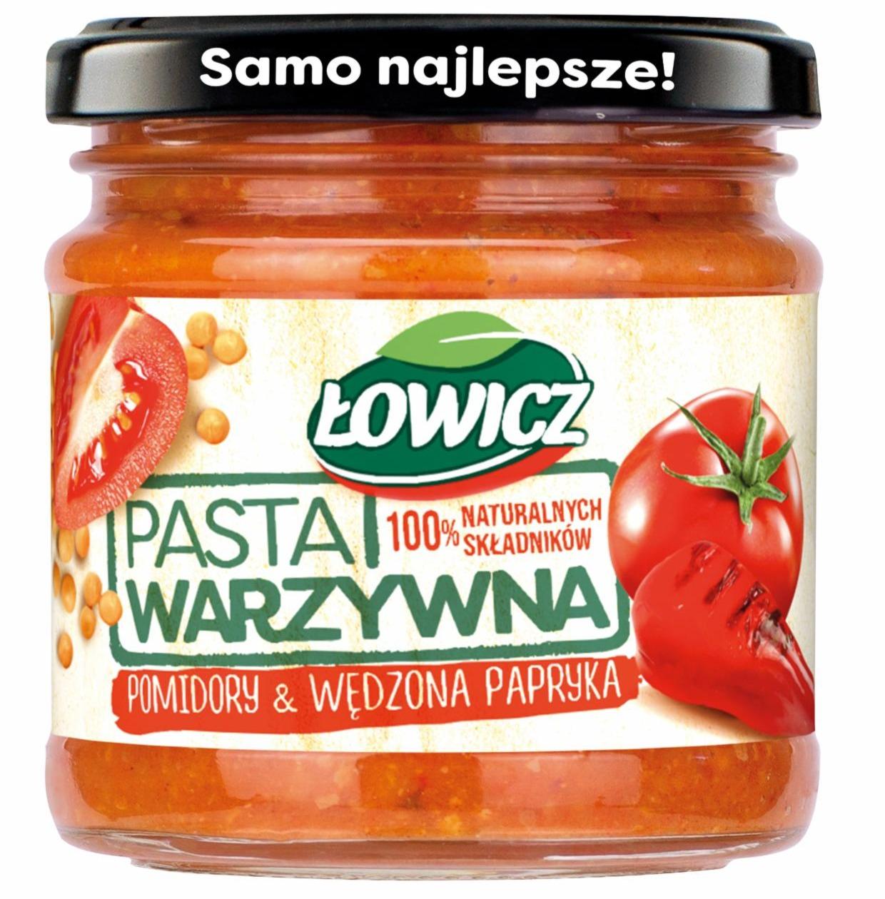 Zdjęcia - Pasta warzywna pomidory & wędzona papryka 80 g Łowicz