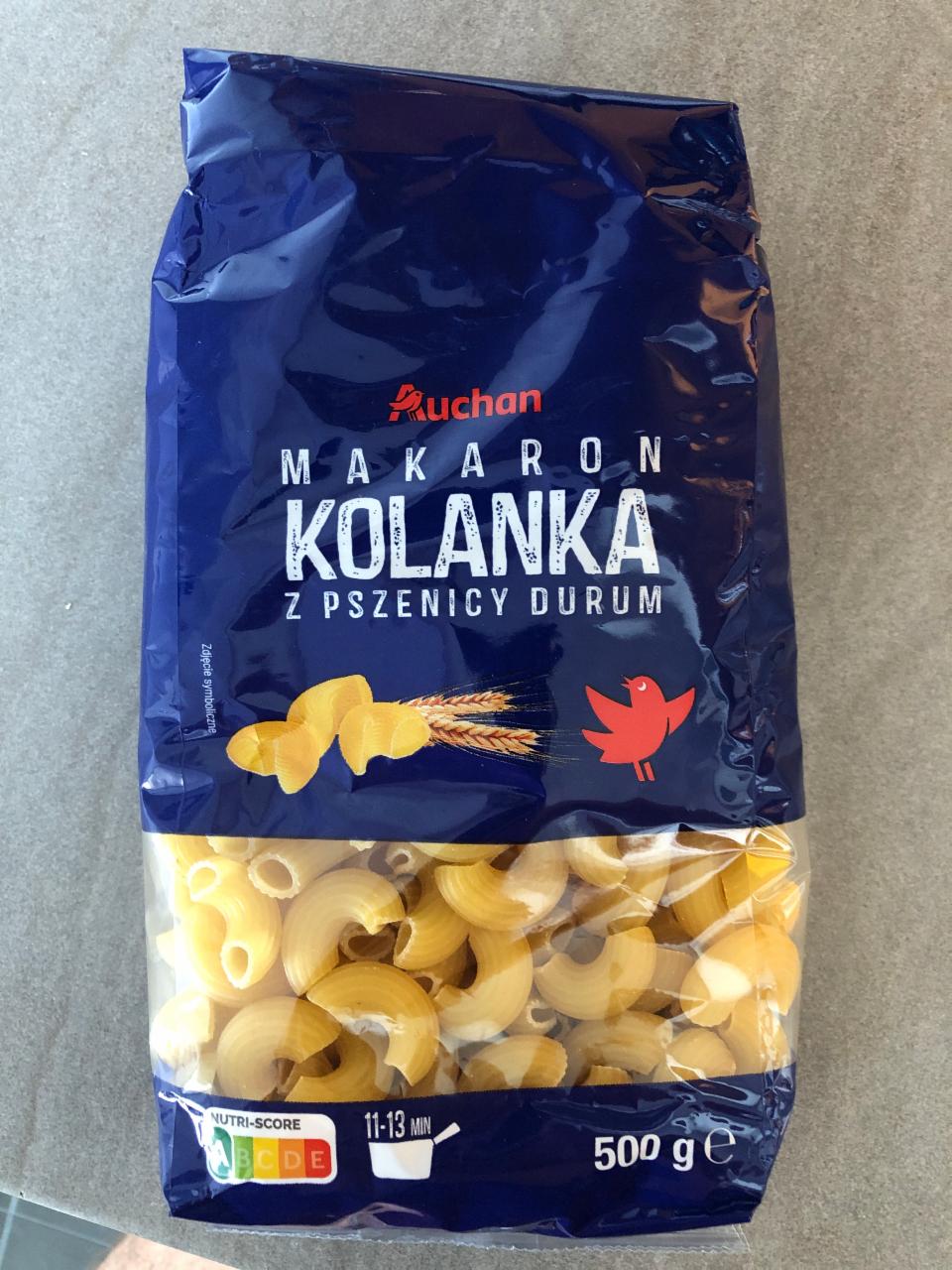 Zdjęcia - Makaron Kolanka z pszenicy durum Auchan