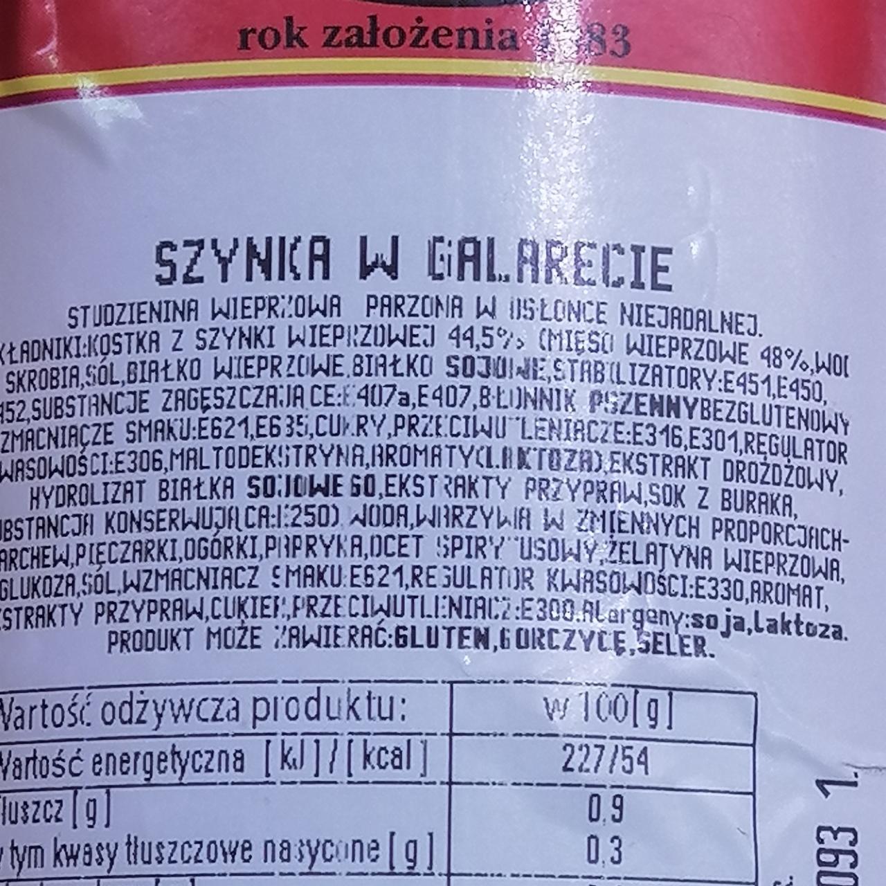 Zdjęcia - Szynka w galarecie