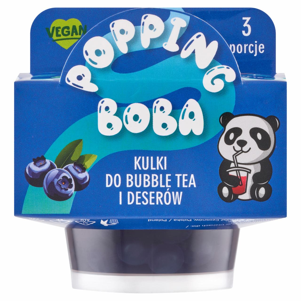 Zdjęcia - Popping Boba Kulki do bubble tea i deserów z sokiem z jagód 130 g