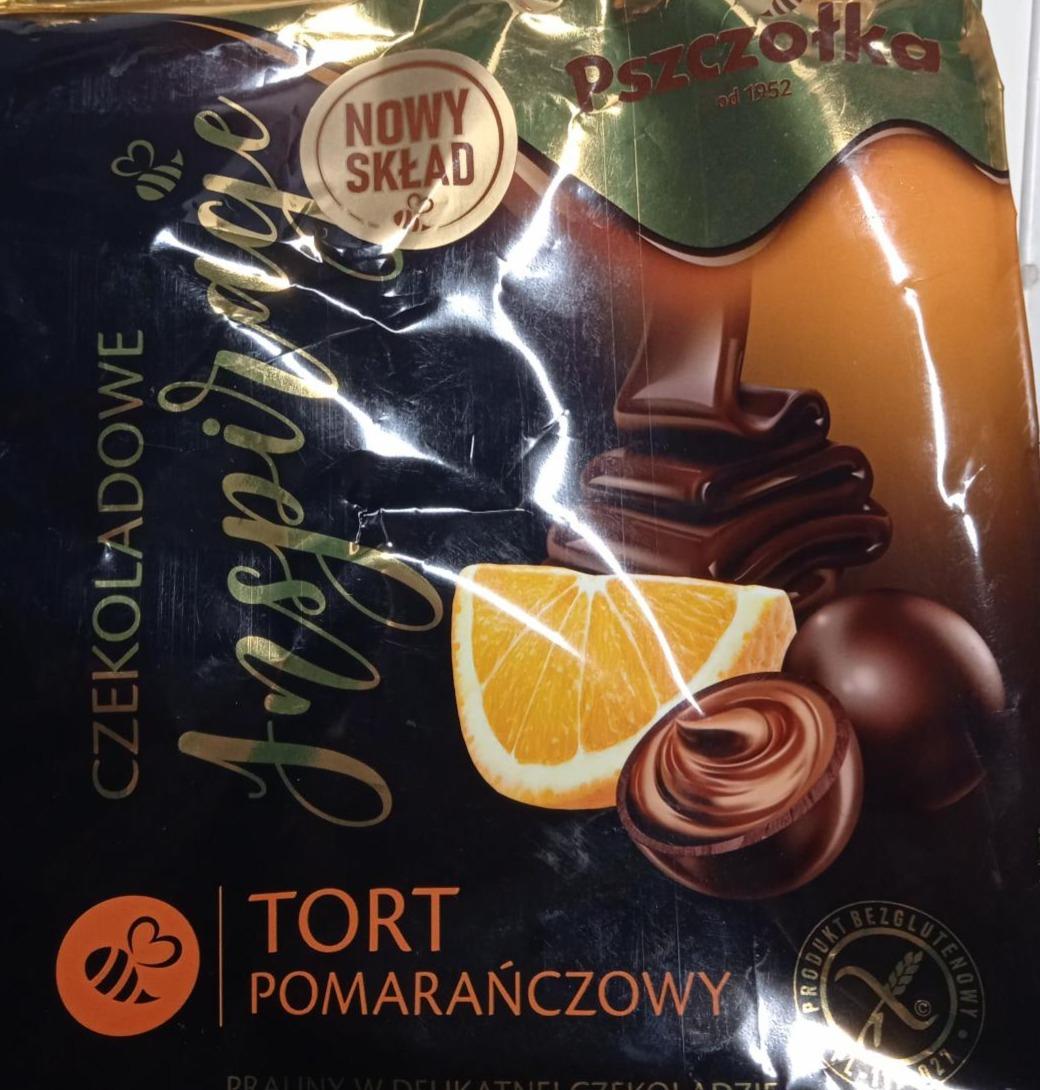 Zdjęcia - Tort pomarańczowy Pszczółka