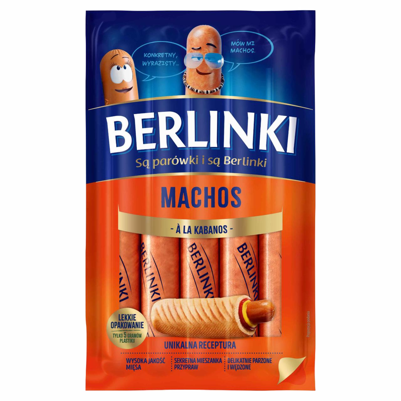 Zdjęcia - Berlinki Kiełbasa Machos à la kabanos 250 g