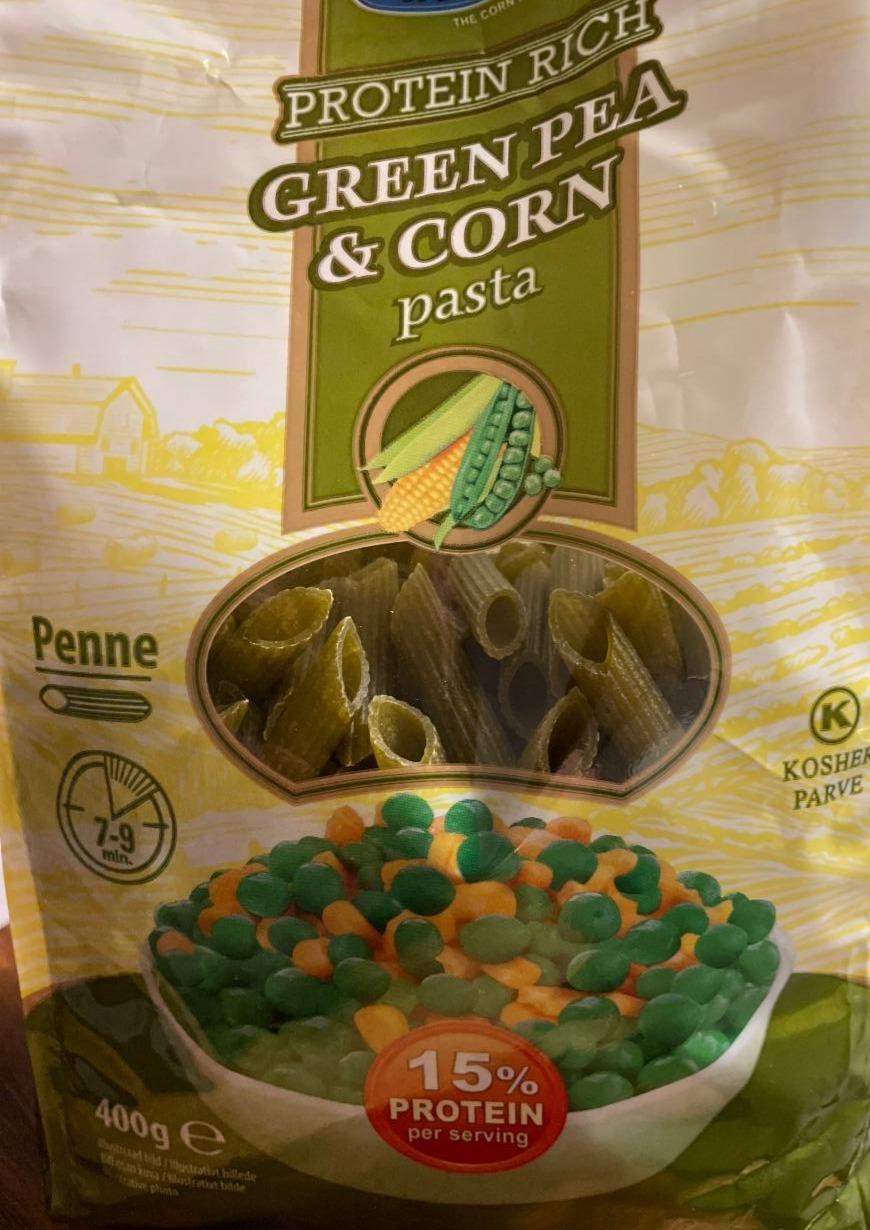 Zdjęcia - Green pea&corn pasta - Sam Mills