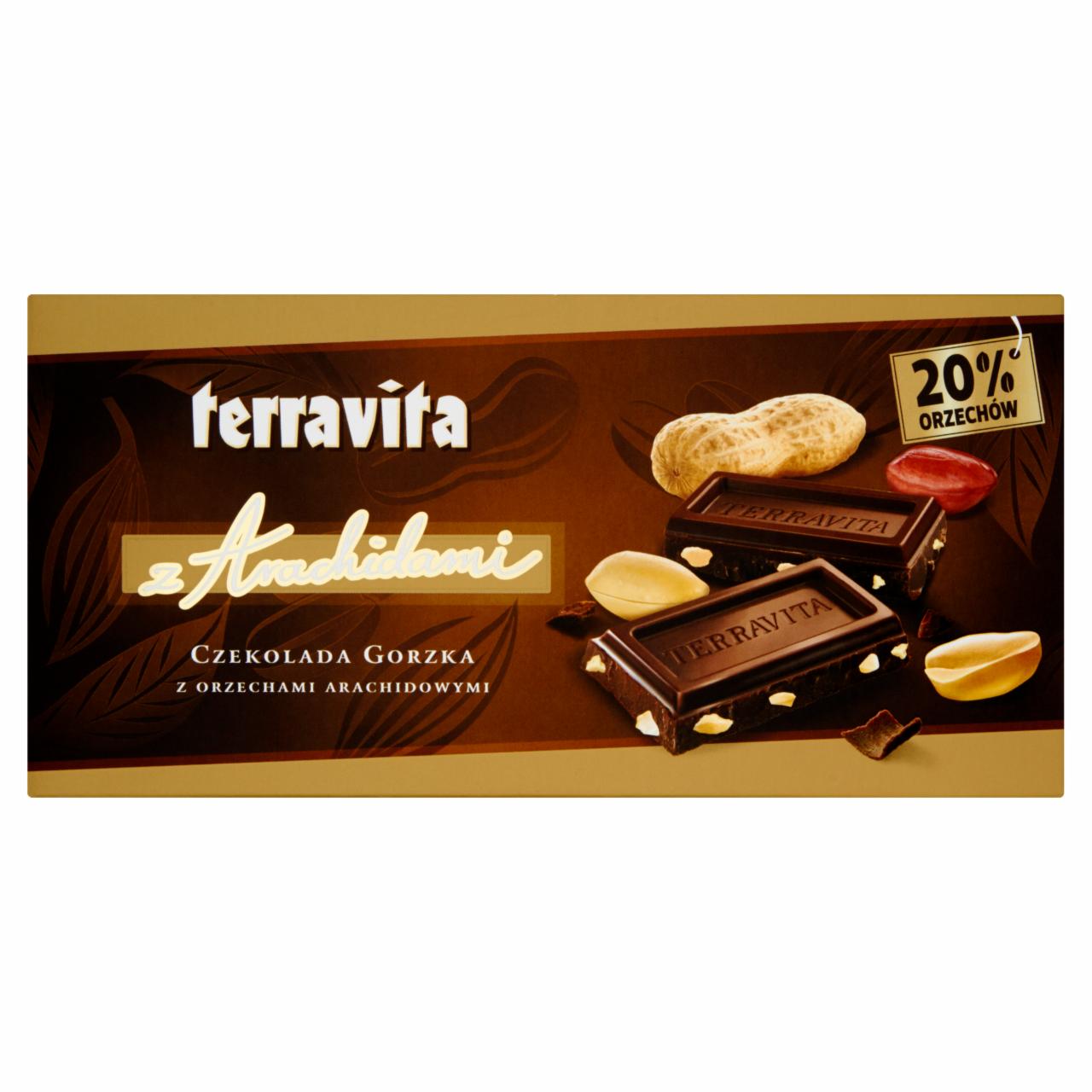 Zdjęcia - Terravita z Arachidami Czekolada gorzka 165 g