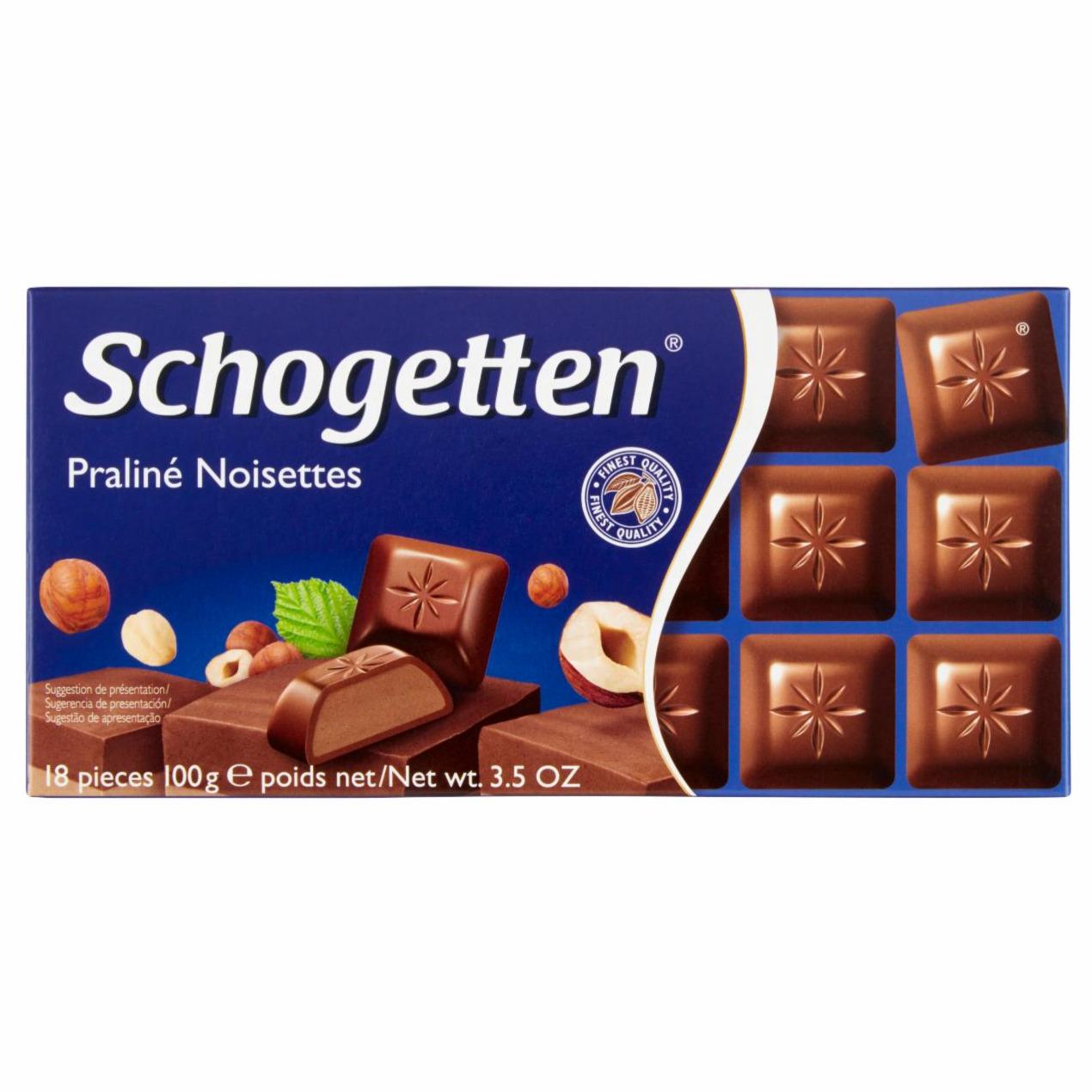 Zdjęcia - Schogetten Czekolada mleczna z nadzieniem nugatowym 100 g