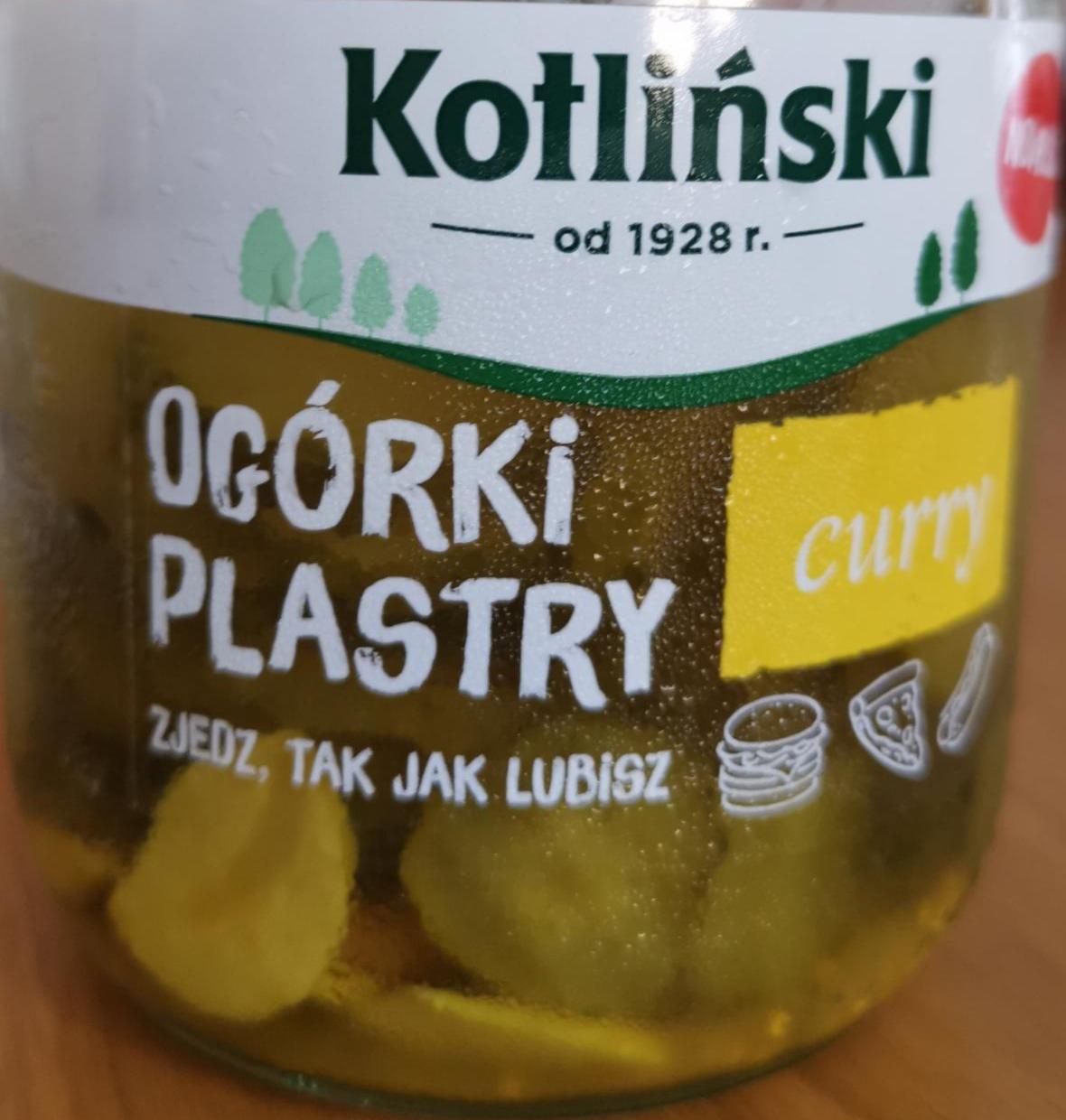 Zdjęcia - Ogórki plastry curry Kotliński