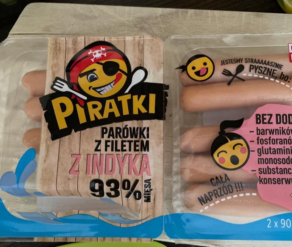 Zdjęcia - Parówki Piratki z indyka 93% Pikok