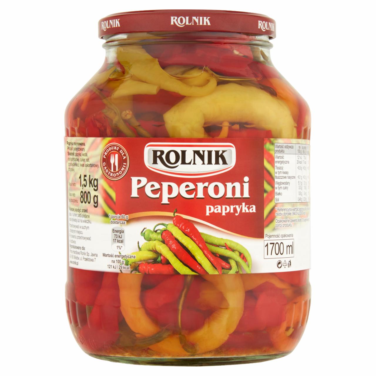 Zdjęcia - Rolnik Papryka peperoni 1,5 kg