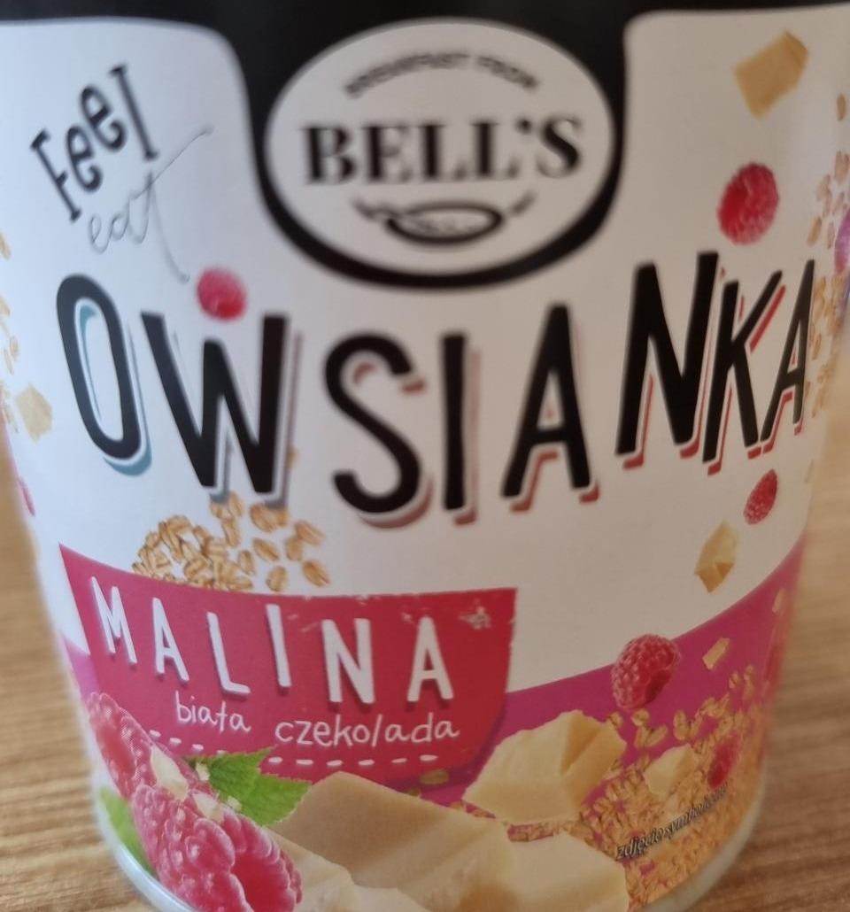 Zdjęcia - Owsianka malina biała czekolada Bell's