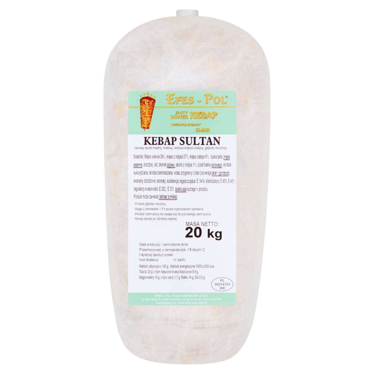 Zdjęcia - Kebap Sultan wołowo-indyczo-cielęcy 20 kg