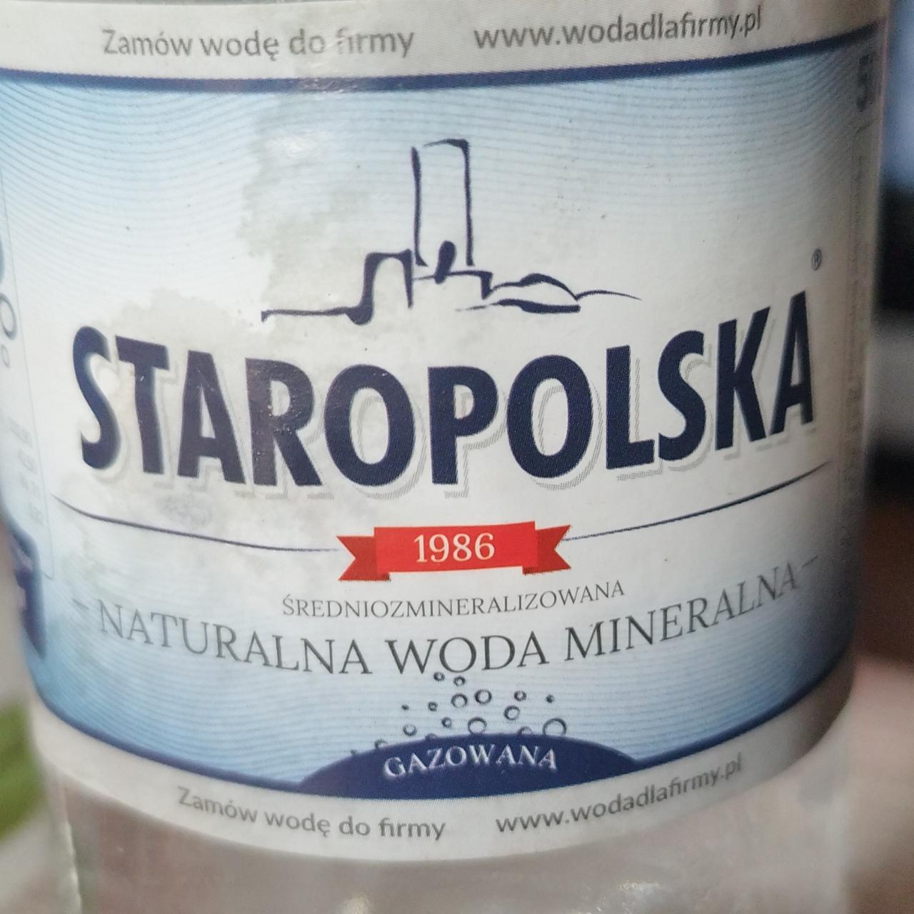 Zdjęcia - Naturalna woda mineralna gazowana Staropolska