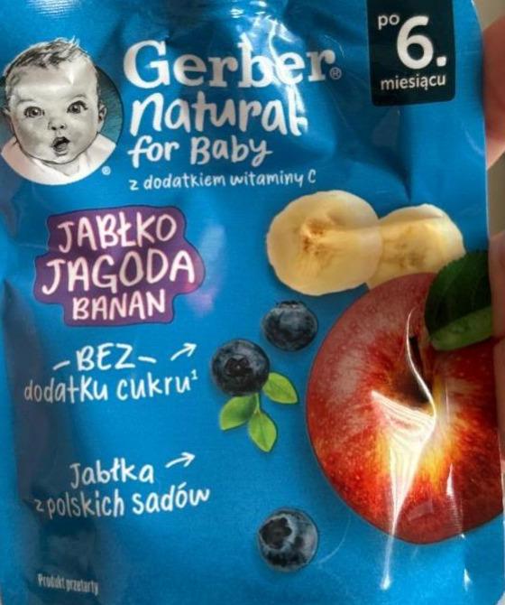 Zdjęcia - Gerber Deserek jabłko jagoda banan po 6. miesiącu 80 g