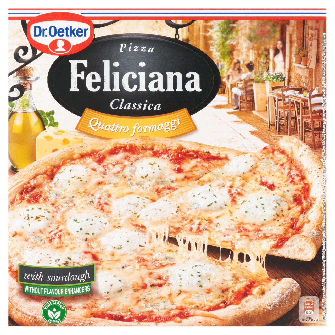 Zdjęcia - Dr. Oetker Feliciana Classica Pizza Quattro formaggi 325 g