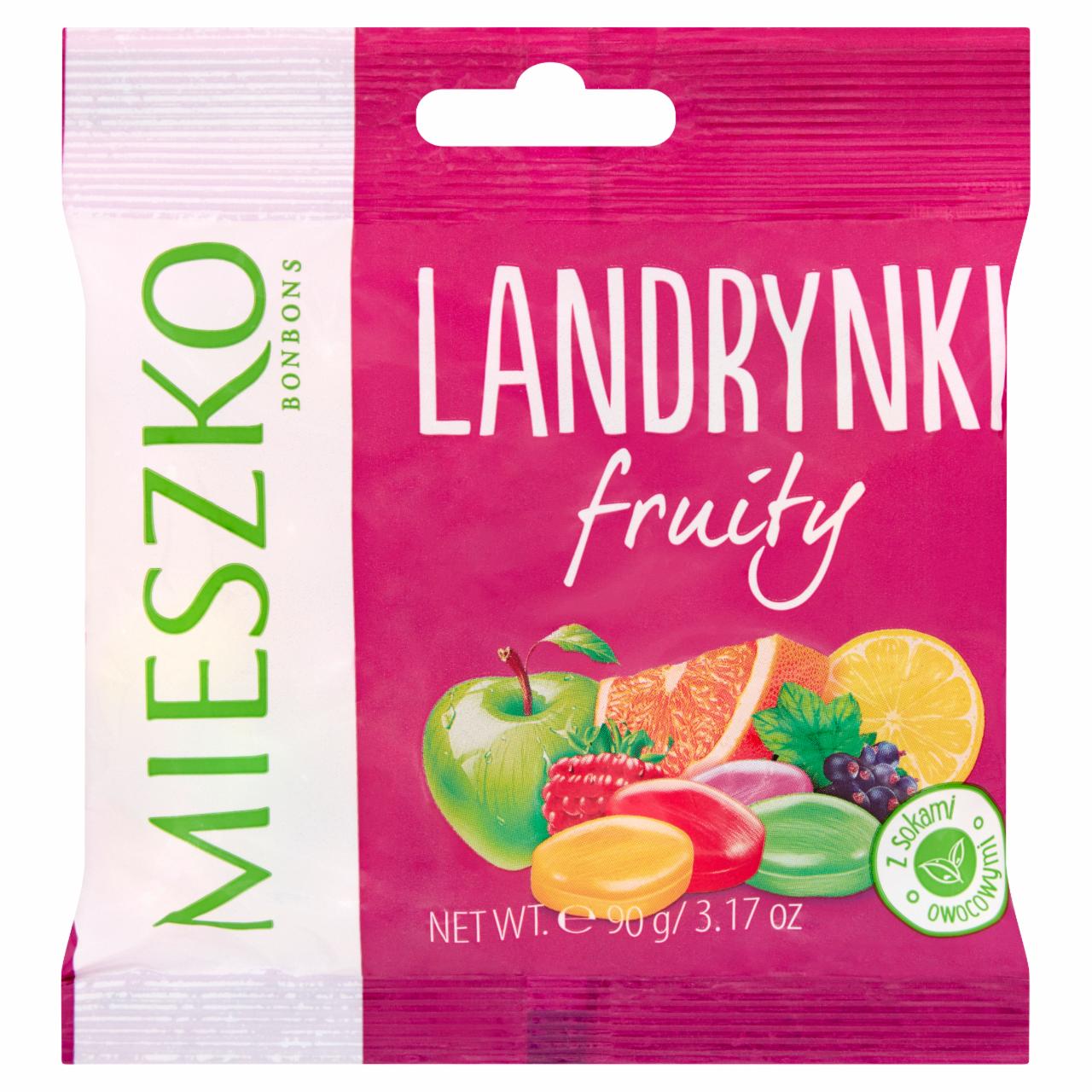 Zdjęcia - Mieszko Landrynki o smakach owocowych 90 g