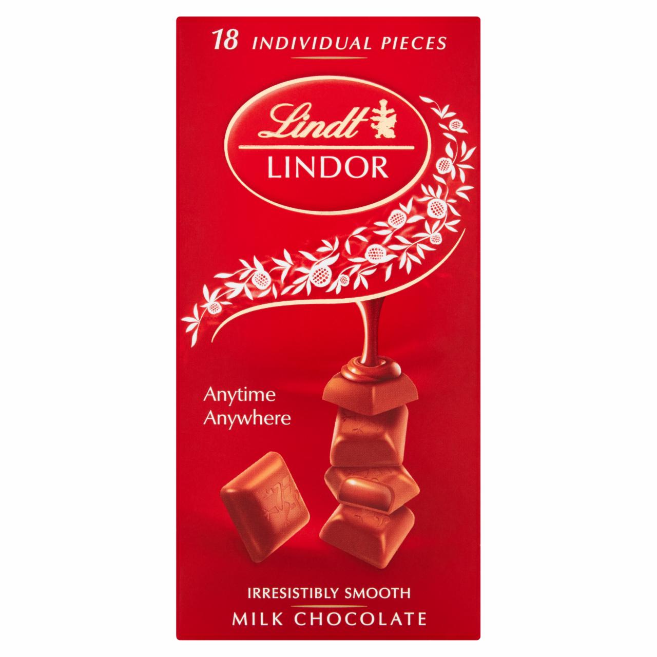 Zdjęcia - Lindt Lindor Czekolada mleczna z nadzieniem 100 g