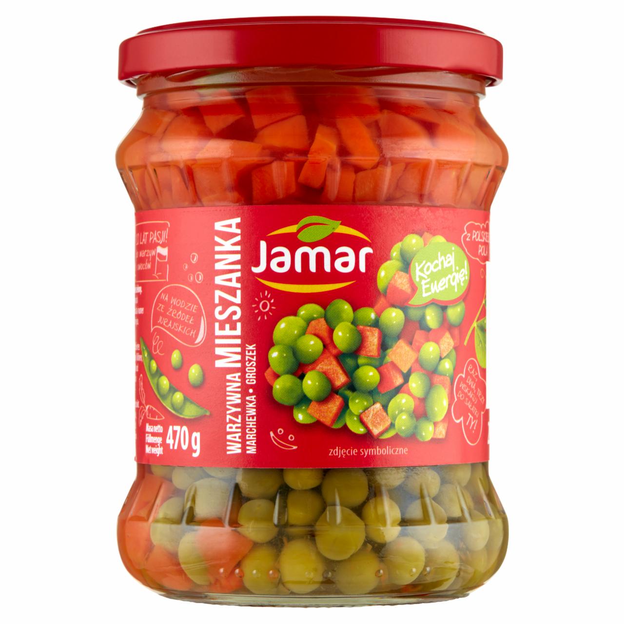 Zdjęcia - Jamar Mieszanka warzywna marchewka groszek 470 g