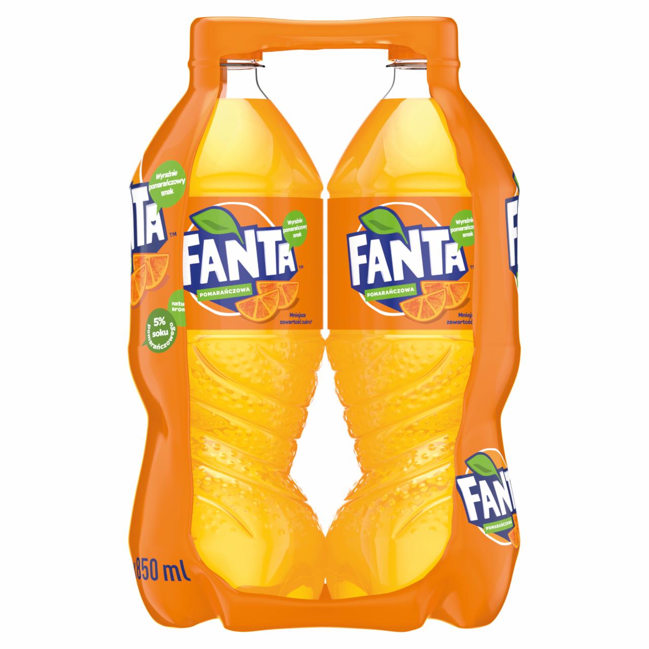 Zdjęcia - Fanta Pomarańczowa Napój gazowany 2 x 850 ml