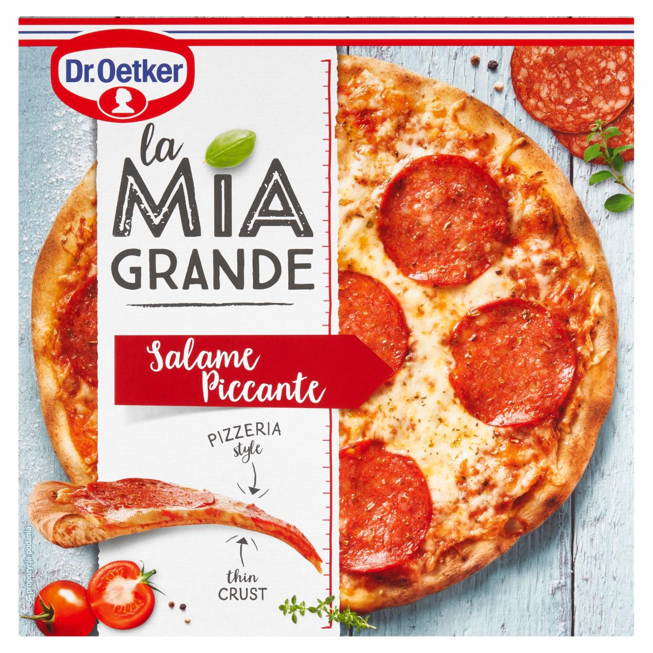 Zdjęcia - Dr. Oetker La Mia Grande Pizza Salame Piccante 380 g