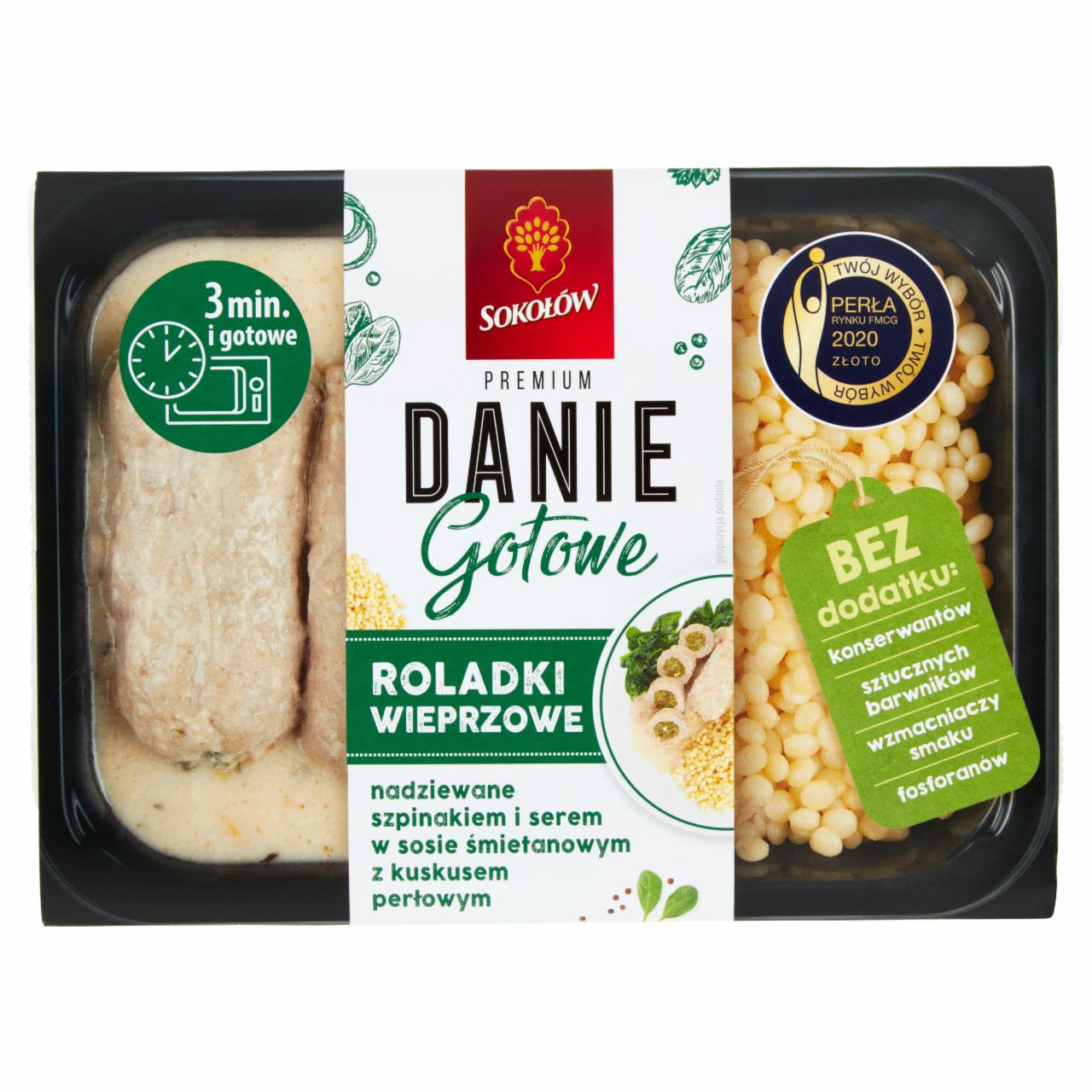 Zdjęcia - Sokołów Premium Danie gotowe roladki wieprzowe 360 g