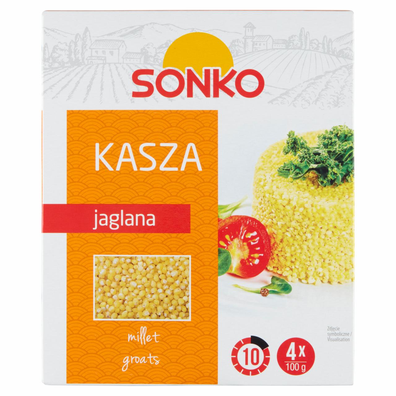 Zdjęcia - Sonko Kasza jaglana 400 g (4 x 100 g)