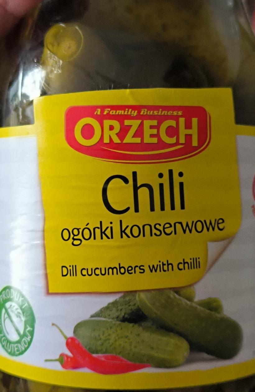 Zdjęcia - Chili ogórki konserwowe Orzech