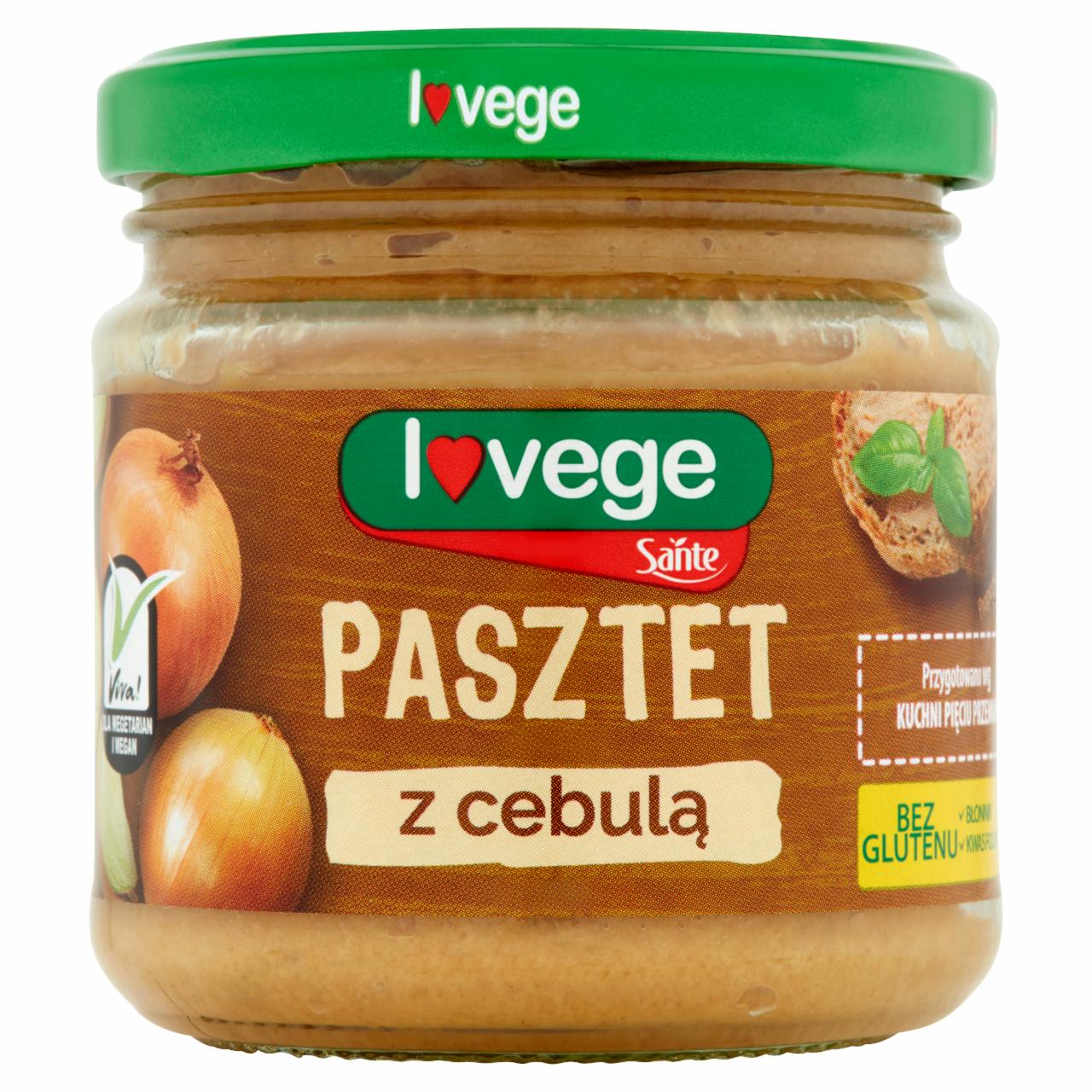 Zdjęcia - Sante Pasztet z cebulą 180 g