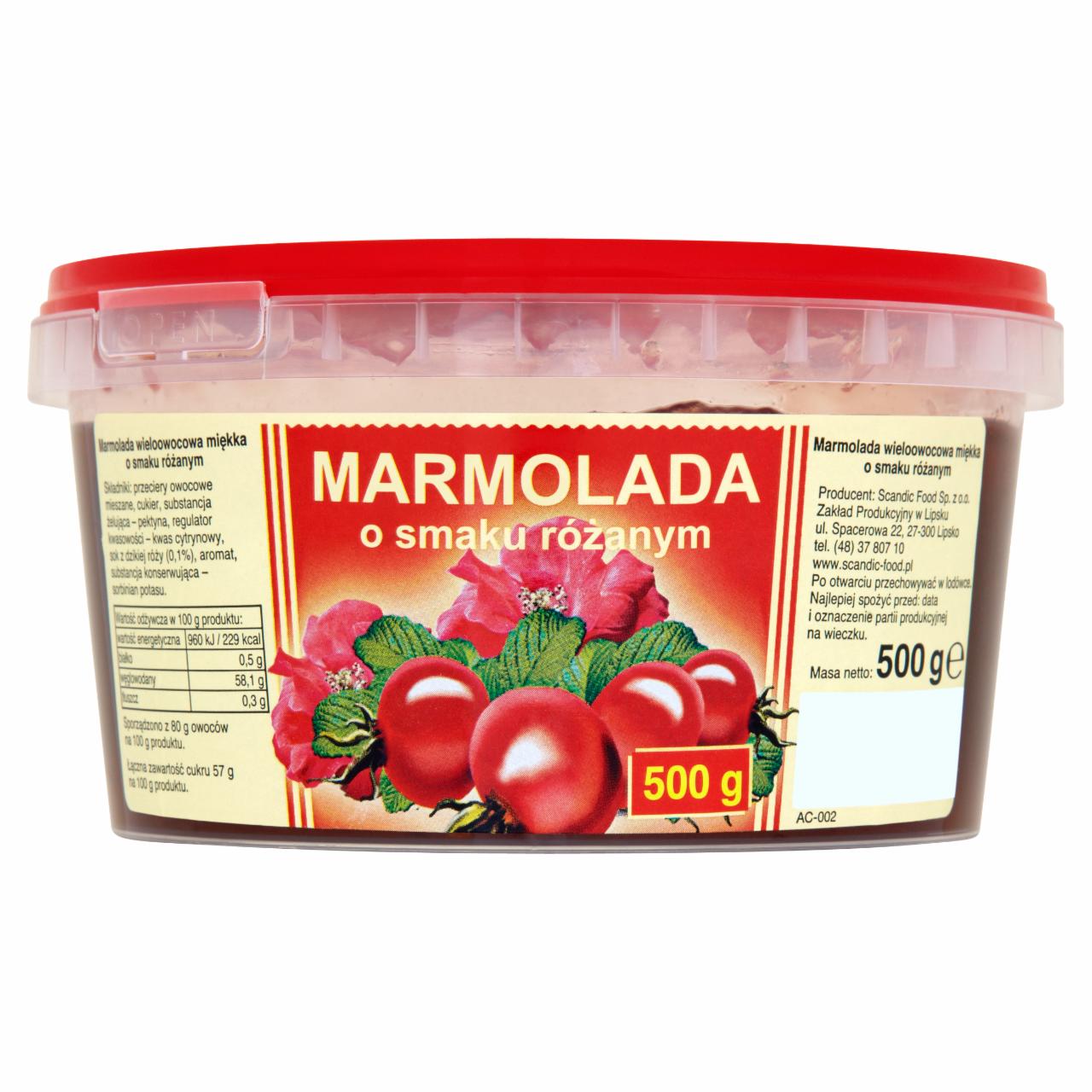 Zdjęcia - Marmolada o smaku różanym 500 g