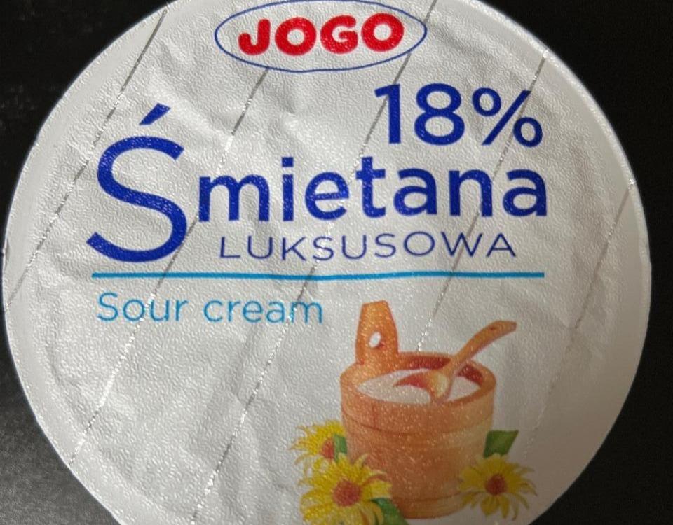 Zdjęcia - Jogo Śmietana luksusowa 18 % 180 g