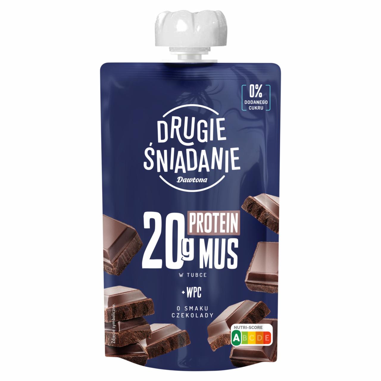 Zdjęcia - Drugie Śniadanie Mus w tubce o smaku czekolady 180 g