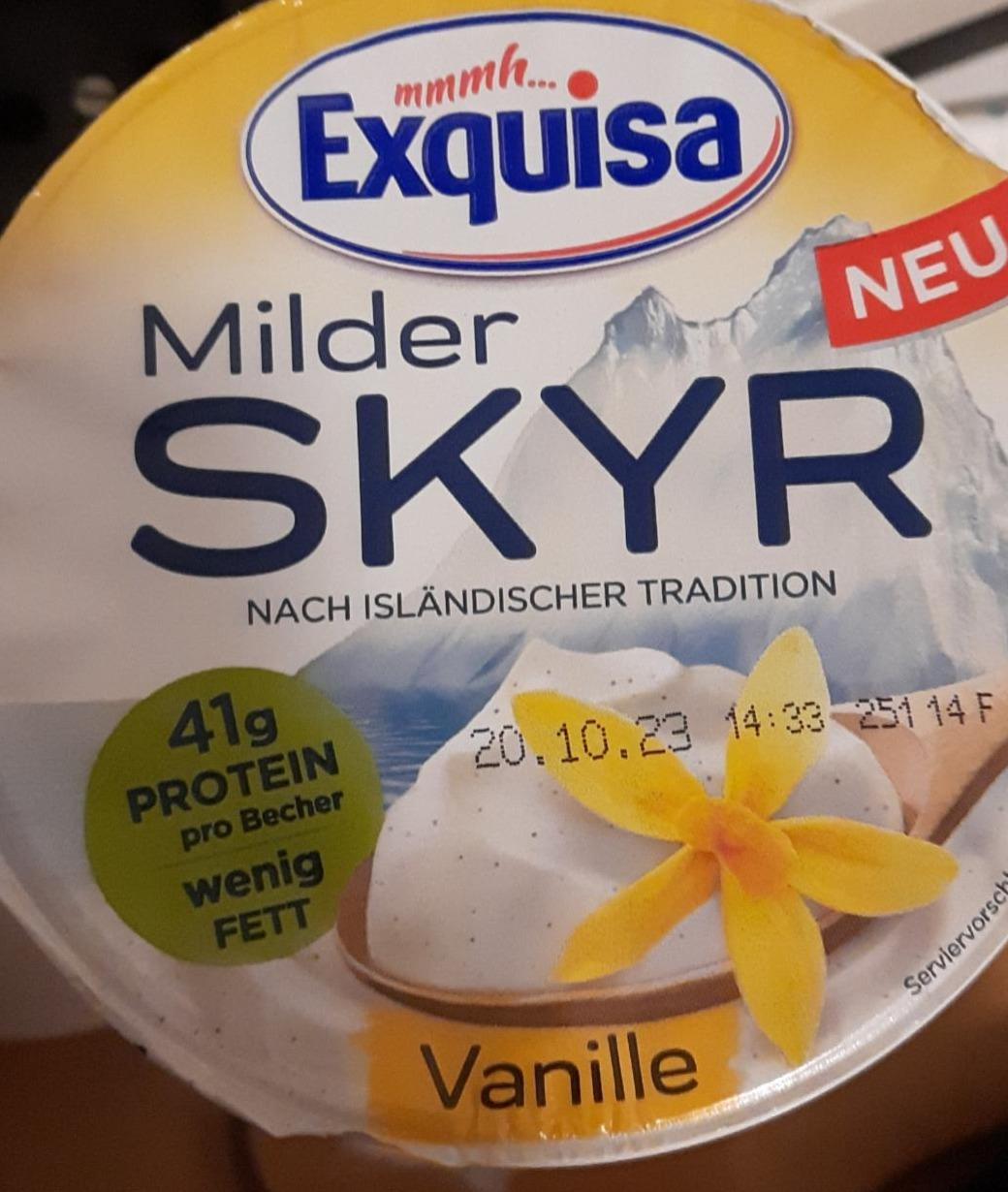 Zdjęcia - Milder skyr vanille Exquisa