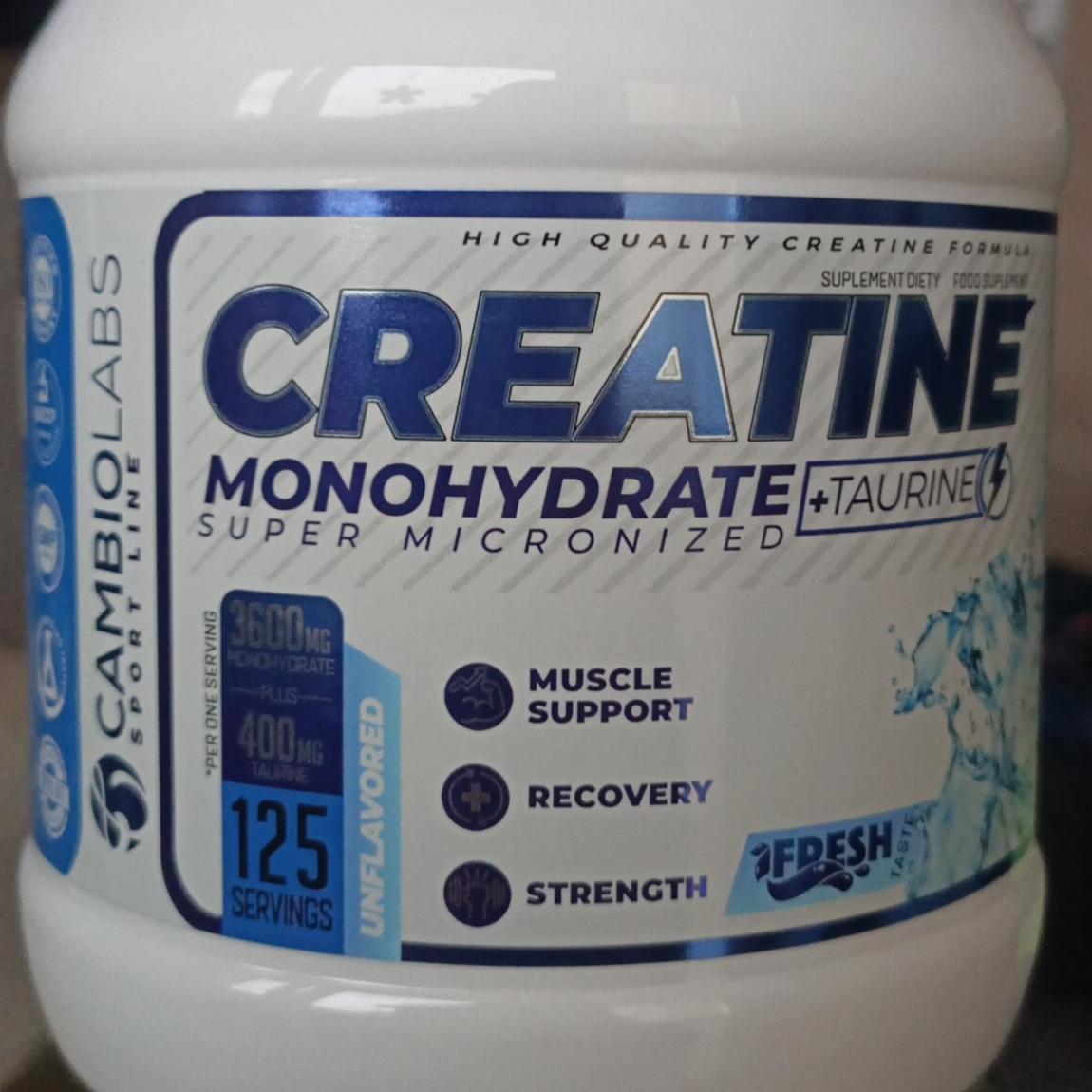 Zdjęcia - Creatine Monohydrate Cambiolabs