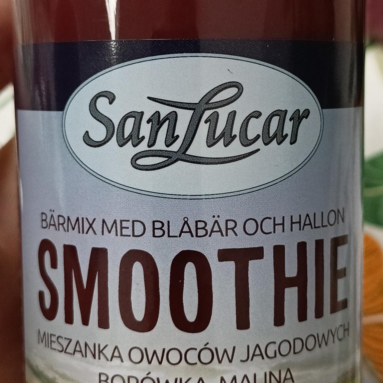 Zdjęcia - Smoothie mieszanka owoców jagodowych borówka malina SanLucar