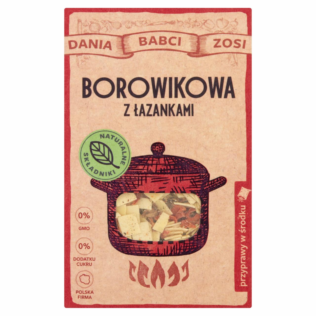 Zdjęcia - Borowikowa z łazankami 55 g Dania Babci Zosi