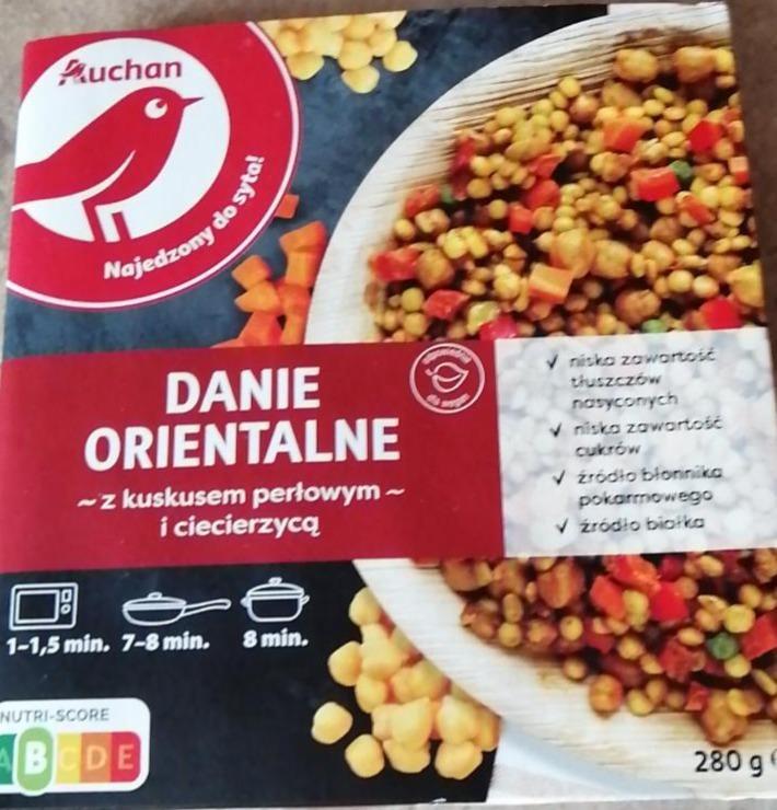 Zdjęcia - Danie orientalne z kuskusem perłowym i ciecierzycą Auchan