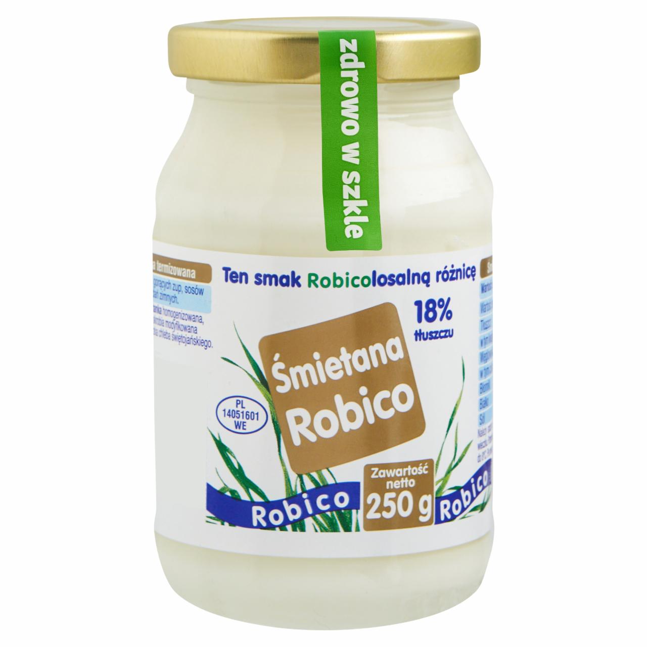 Zdjęcia - Robico Śmietana 18% 250 g