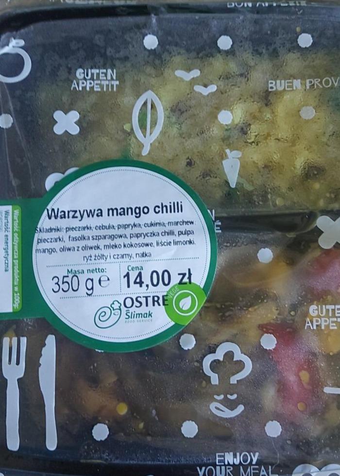 Zdjęcia - Ślimak, warzywa mango chilli