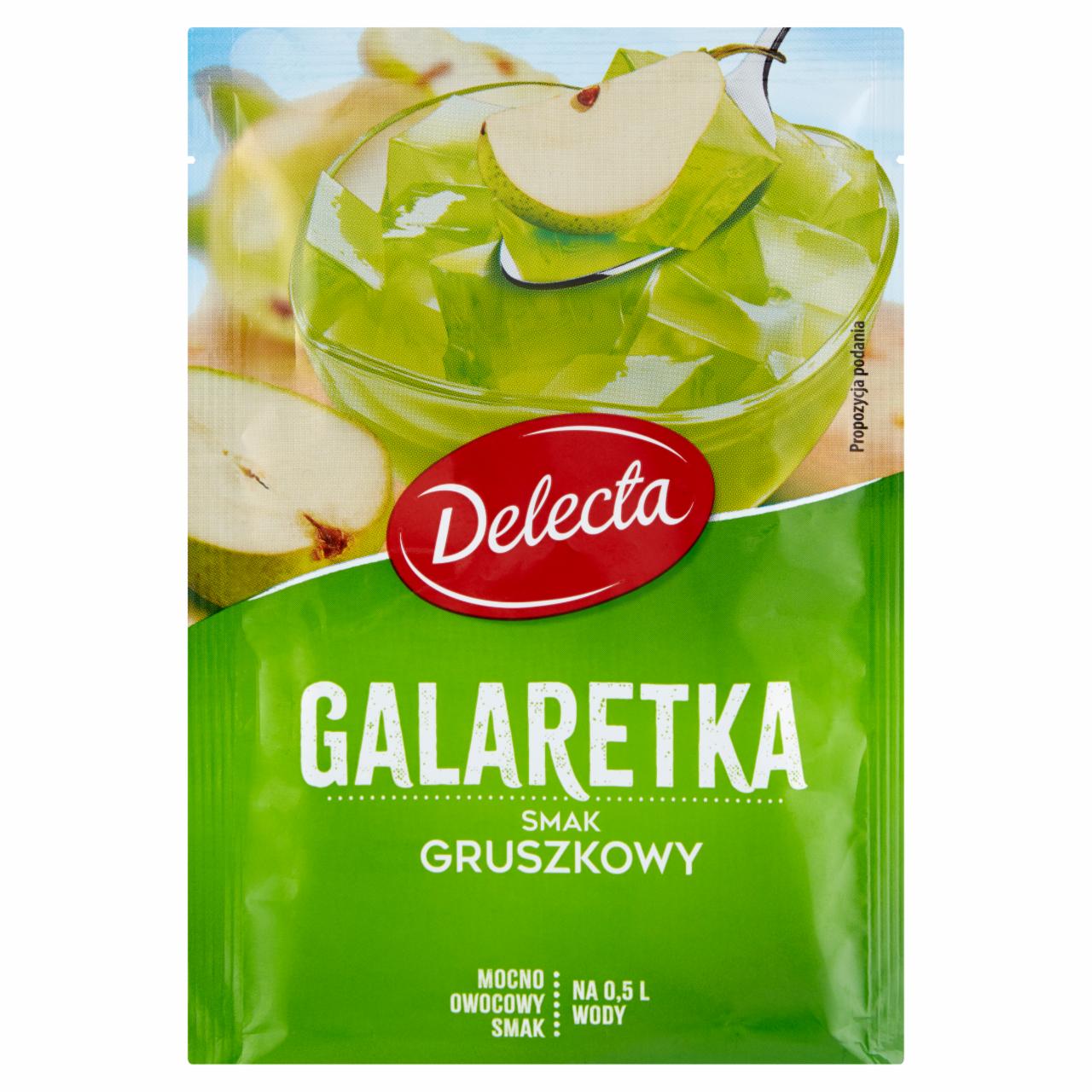 Zdjęcia - Delecta Galaretka smak gruszkowy 70 g