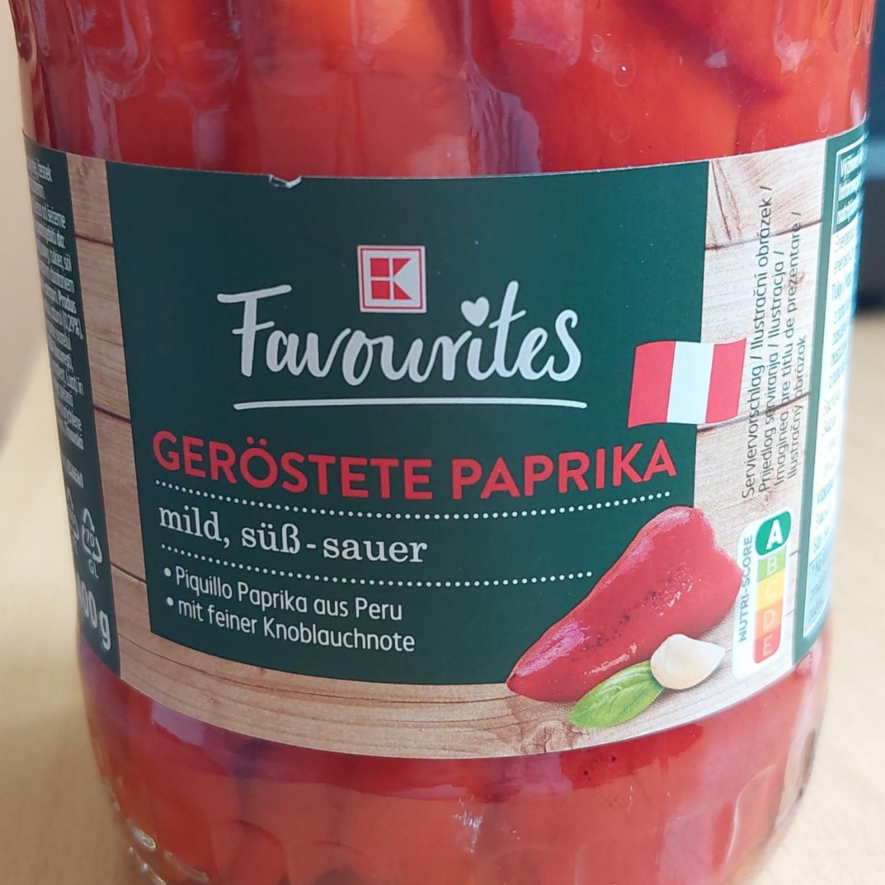 Zdjęcia - Geröstete Paprika mild K-Favourites