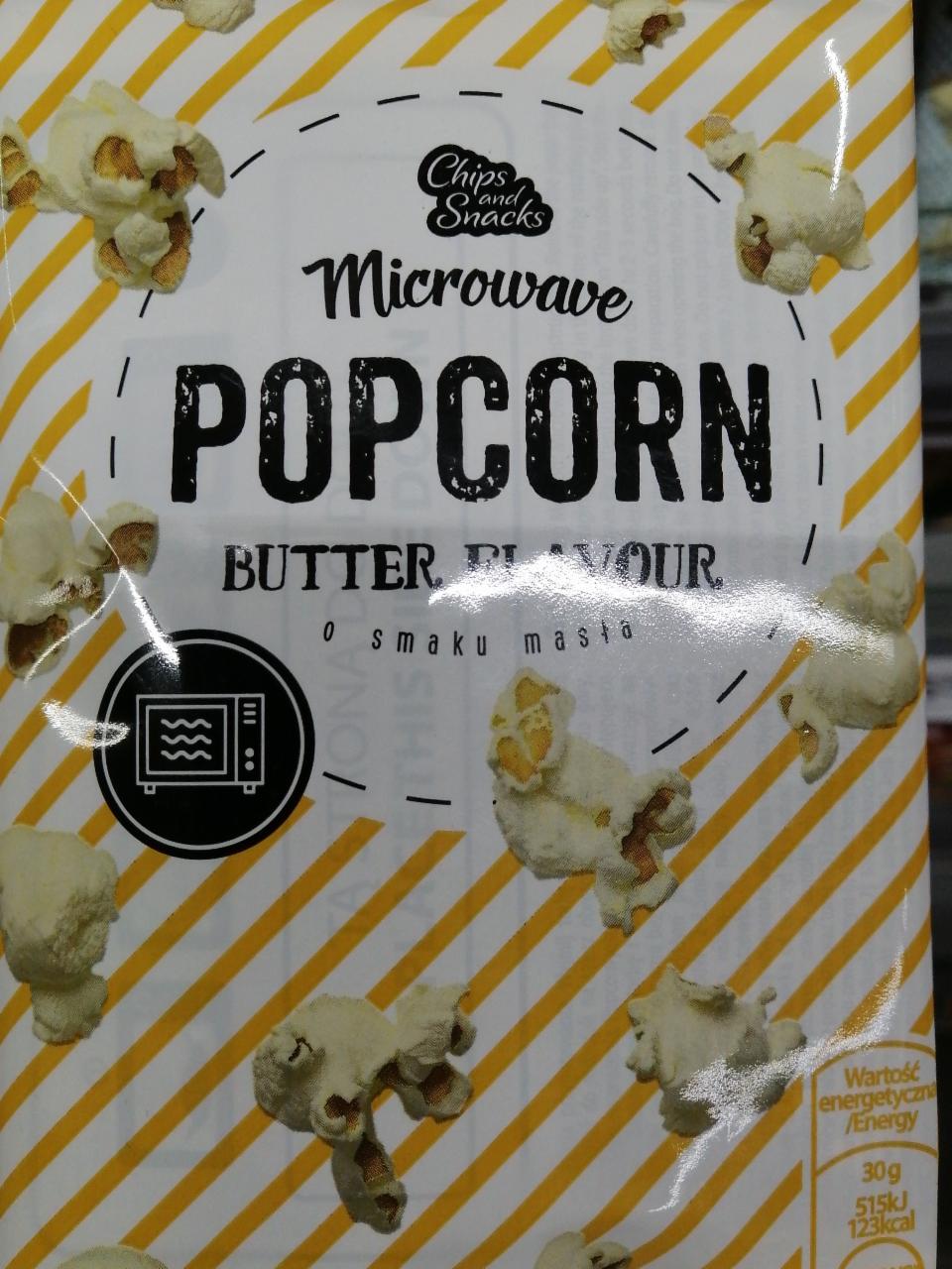 Zdjęcia - Chips and snack Popcorn butter