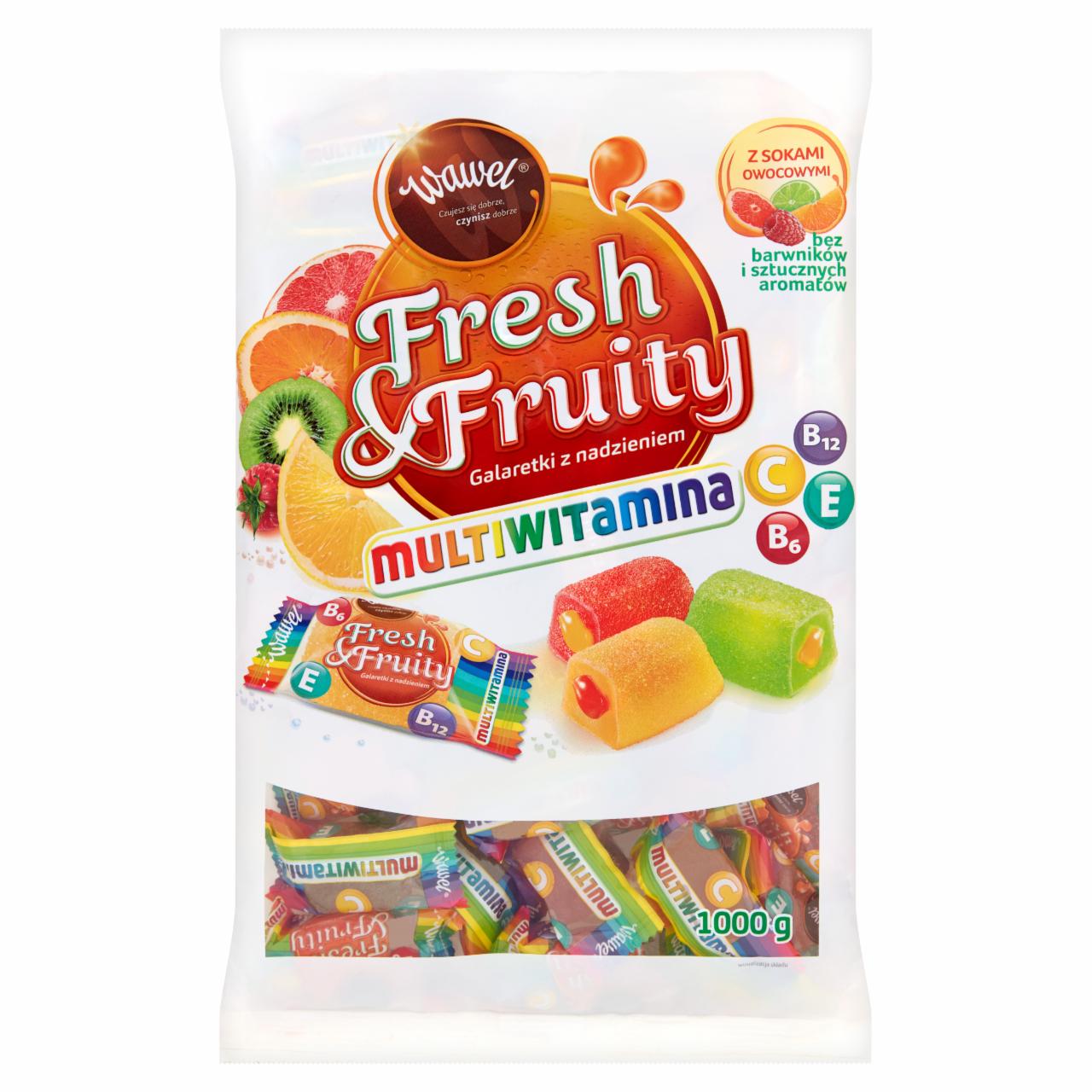 Zdjęcia - Wawel Fresh & Fruity Galaretki z nadzieniem multiwitamina 1000 g