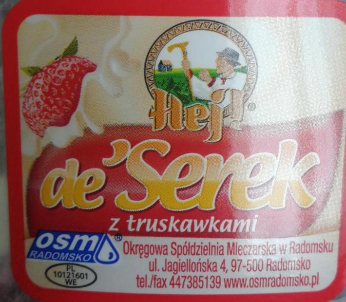 Zdjęcia - De'serek z truskawkami Hej!