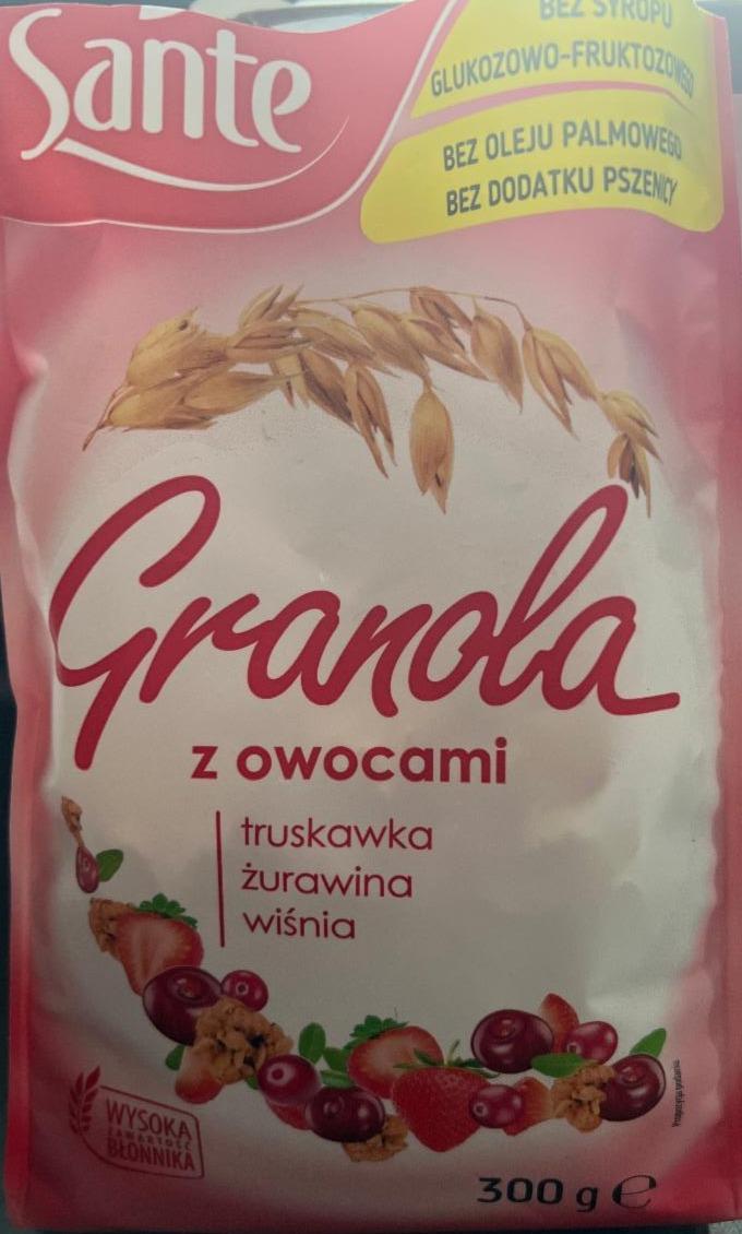 Zdjęcia - Sante granola owocna