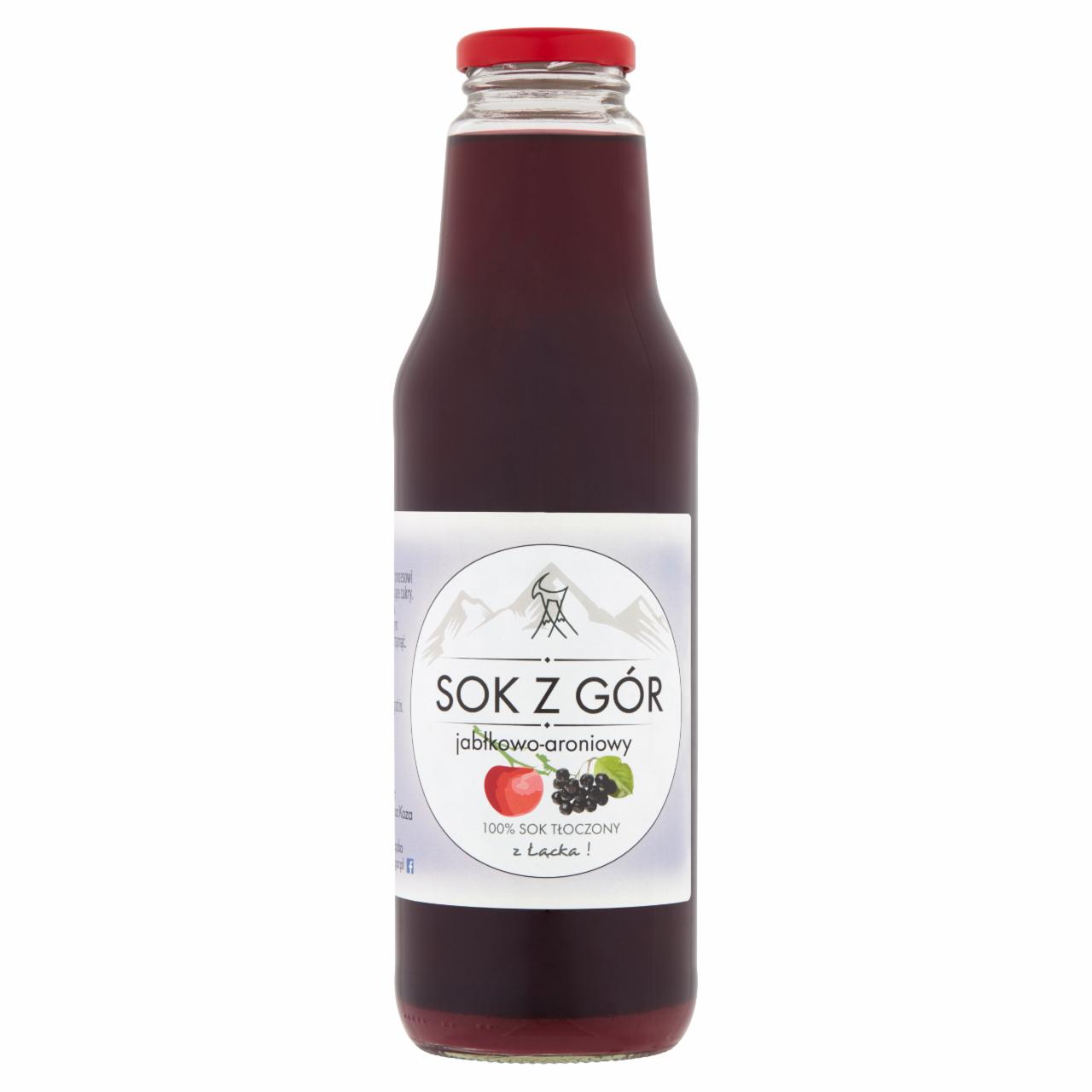 Zdjęcia - Sok z gór Sok jabłkowo-aroniowy 750 ml