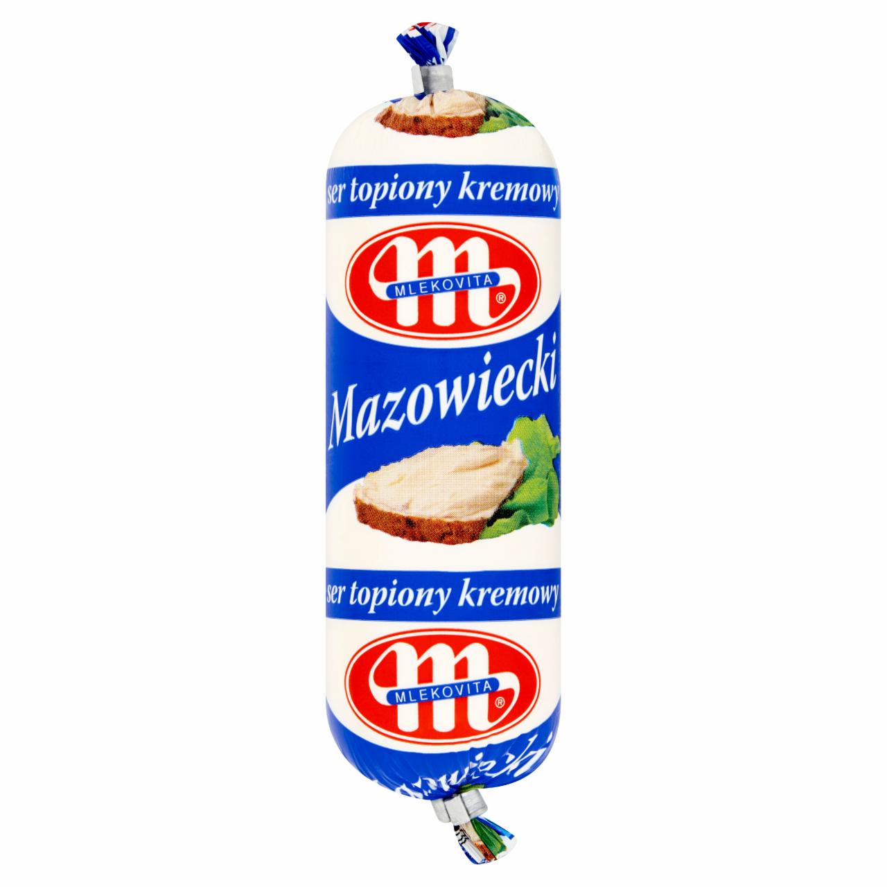 Zdjęcia - Mlekovita Mazowiecki ser topiony kremowy 100 g